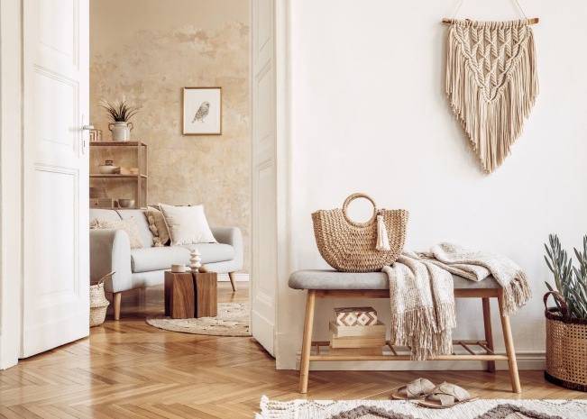 modern rooms with wooden accents and decor